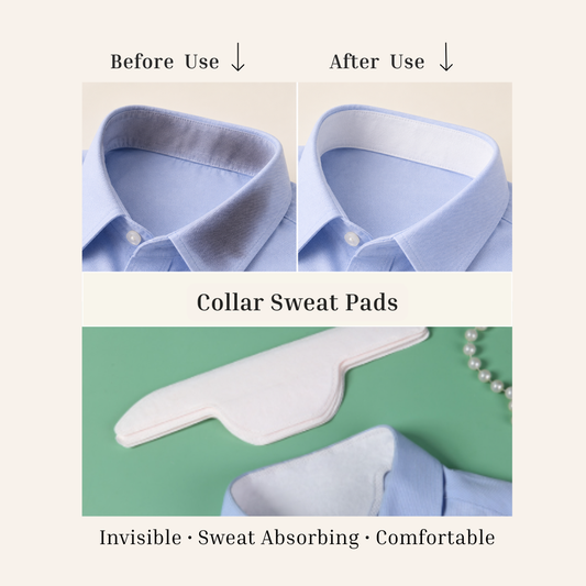 Sweat-Absorbent Pads for Underarms ( 40 PCs) & Collars ( 20 PCs)