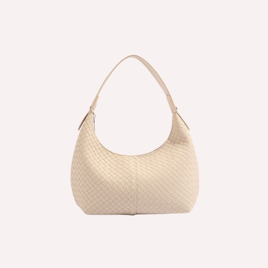 SoftShe Woven Shoulder Bag