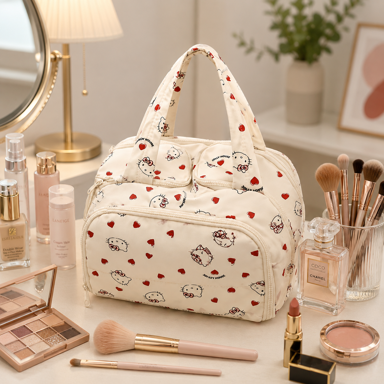 Premium Travel Cosmetic & Toiletry Organizer Bag