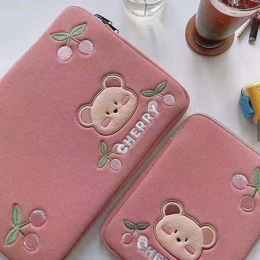 Cute Padded Cherry Laptop Sleeve