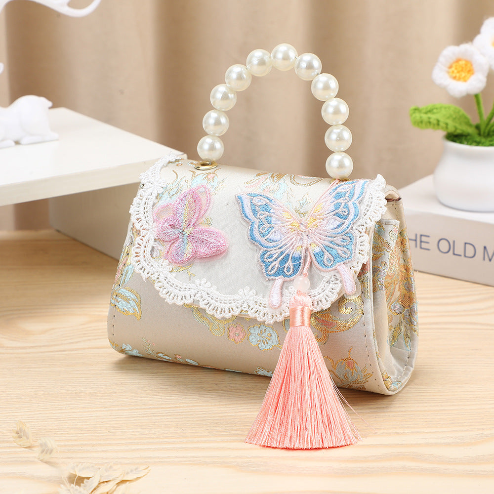 Little Princess Embroidered Coin Purse