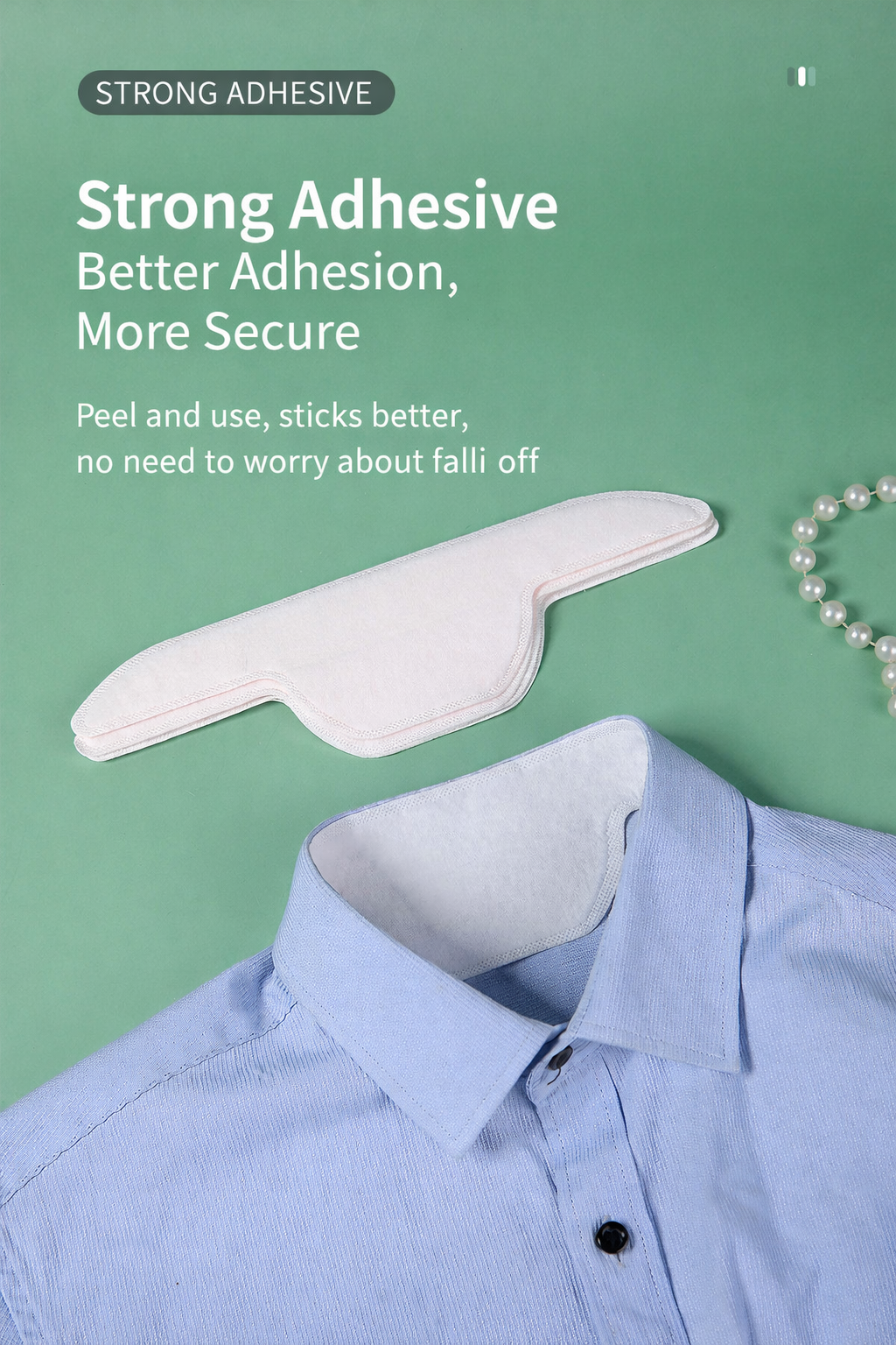 Sweat-Absorbent Pads for Underarms ( 40 PCs)  & Collars ( 20 PCs)