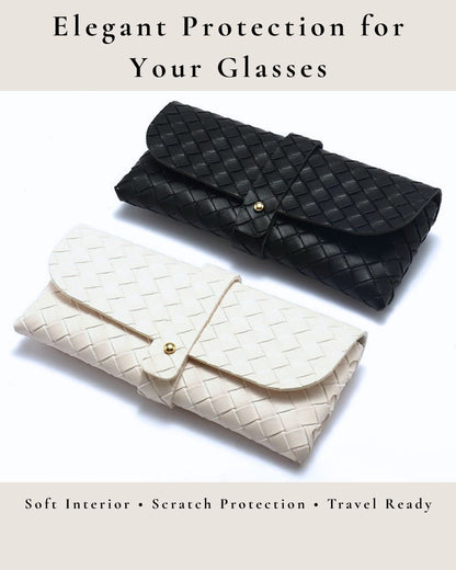 Premium Minimal Leather Glasses Case
