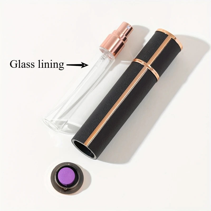 Luxury Refillable Perfume Atomizer Set – Black & White Duo (10ml ×2)