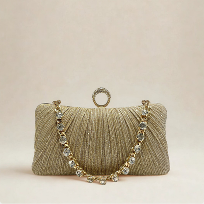 Lumière Rhinestone Clutch Bag