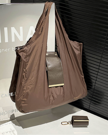 Foldable Shopping & Shoulder Tote Bag