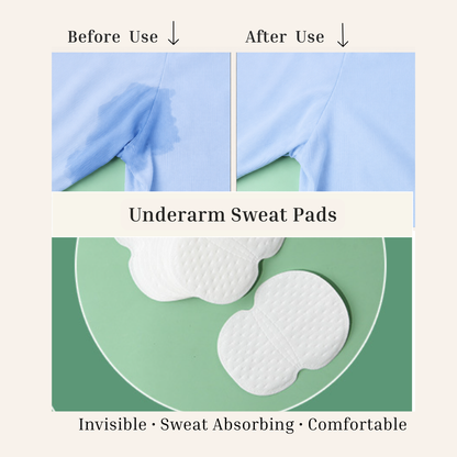 Sweat-Absorbent Pads for Underarms ( 40 PCs)  & Collars ( 20 PCs)