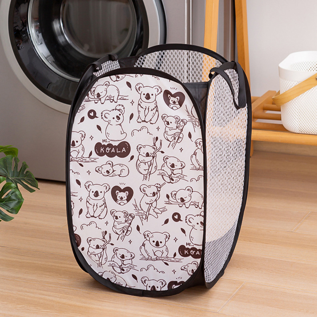 Foldable Laundry & Toy Storage Basket Set