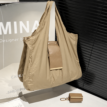Foldable Shopping & Shoulder Tote Bag