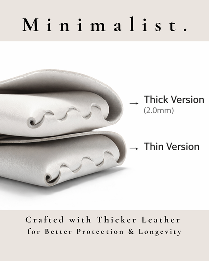 Premium Minimal Leather Glasses Case