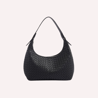 SoftShe Woven Shoulder Bag