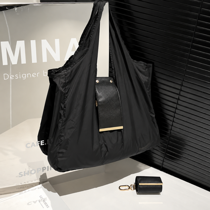 Foldable Shopping & Shoulder Tote Bag