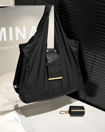 Foldable Shopping & Shoulder Tote Bag