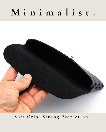 Premium Minimal Leather Glasses Case