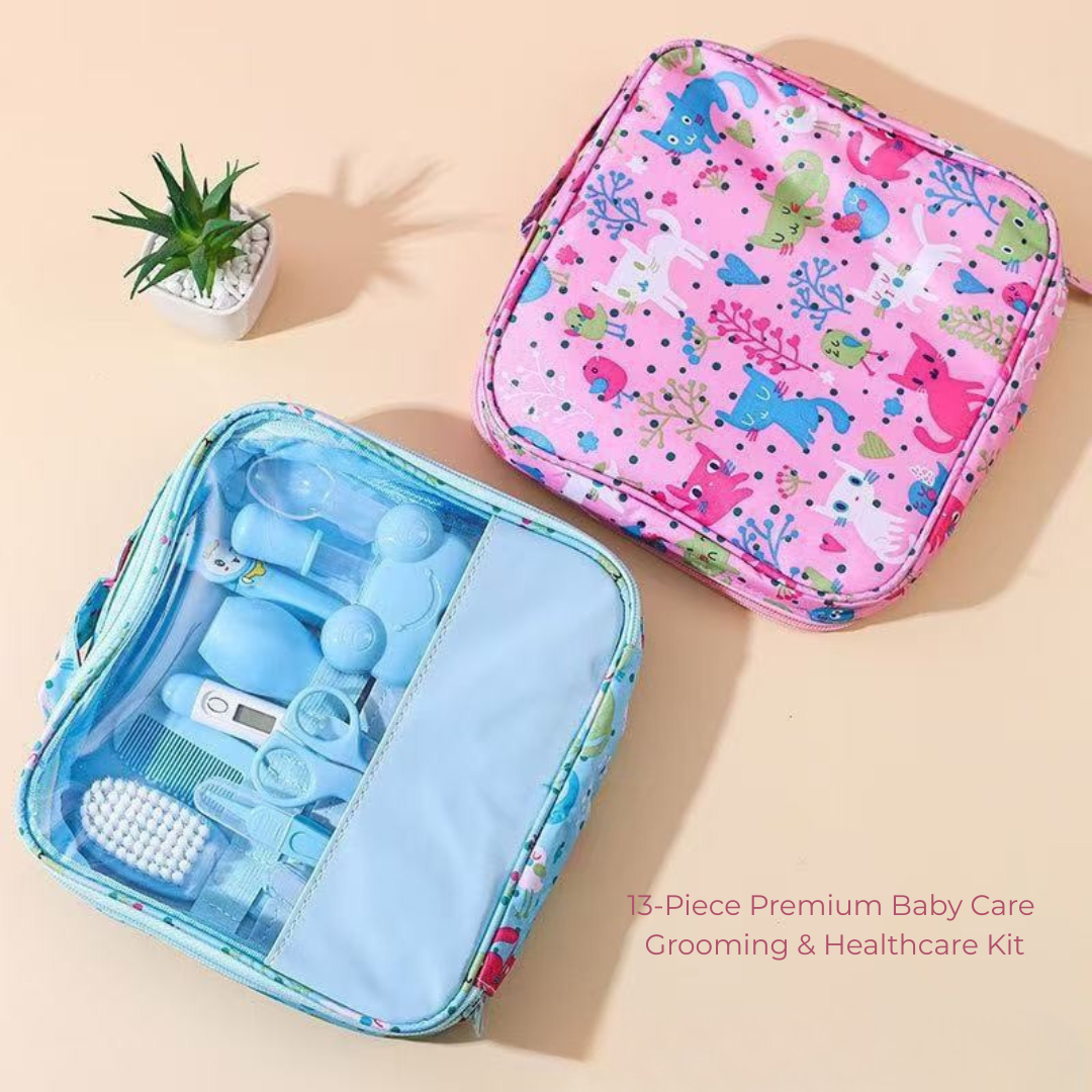 13-Piece Premium Baby Care Grooming & Healthcare Kit