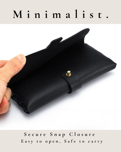Premium Minimal Leather Glasses Case