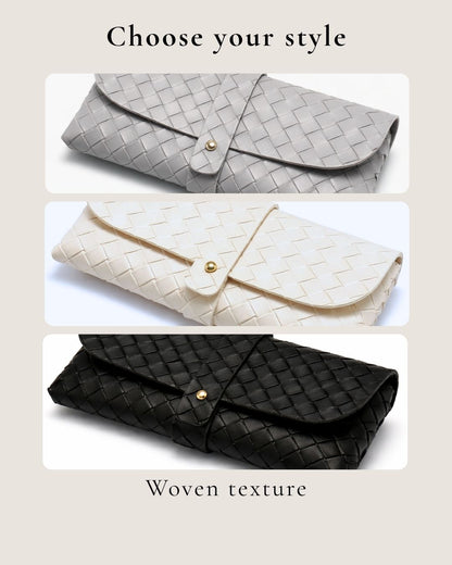 Premium Minimal Leather Glasses Case