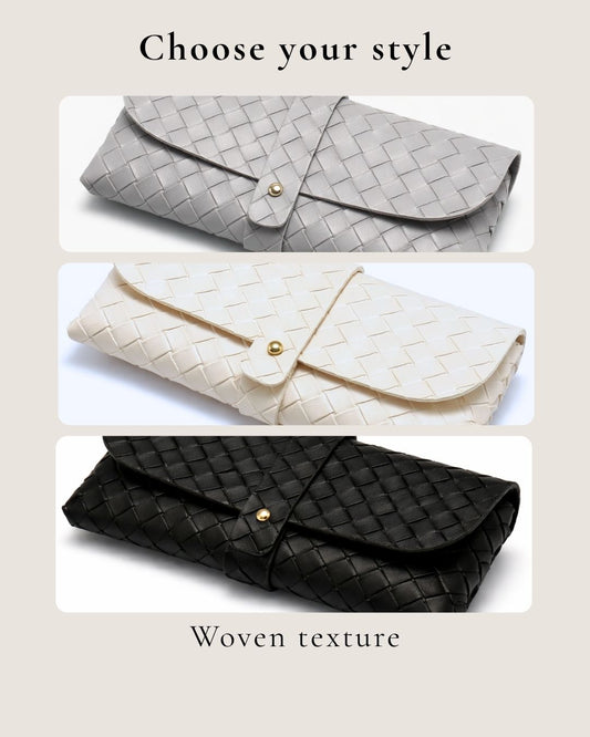 Premium Minimal Leather Glasses Case