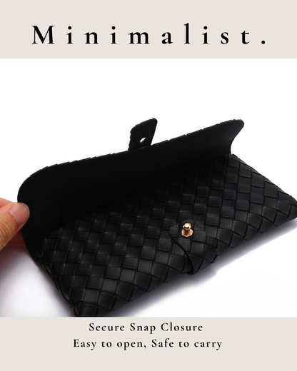 Premium Minimal Leather Glasses Case