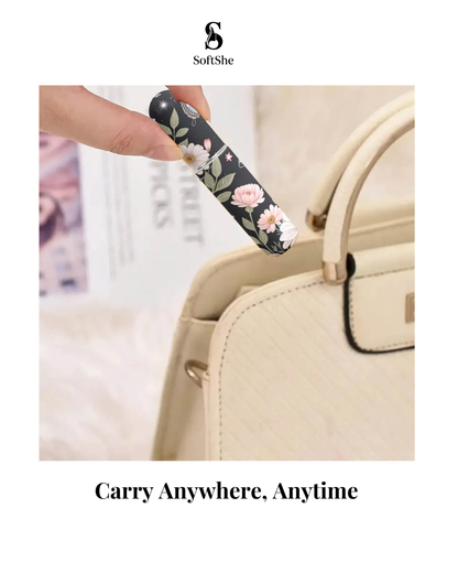Cute & Elegant Mini Perfume Atomizer Floral Trio – 3 Pieces (5ml Each)