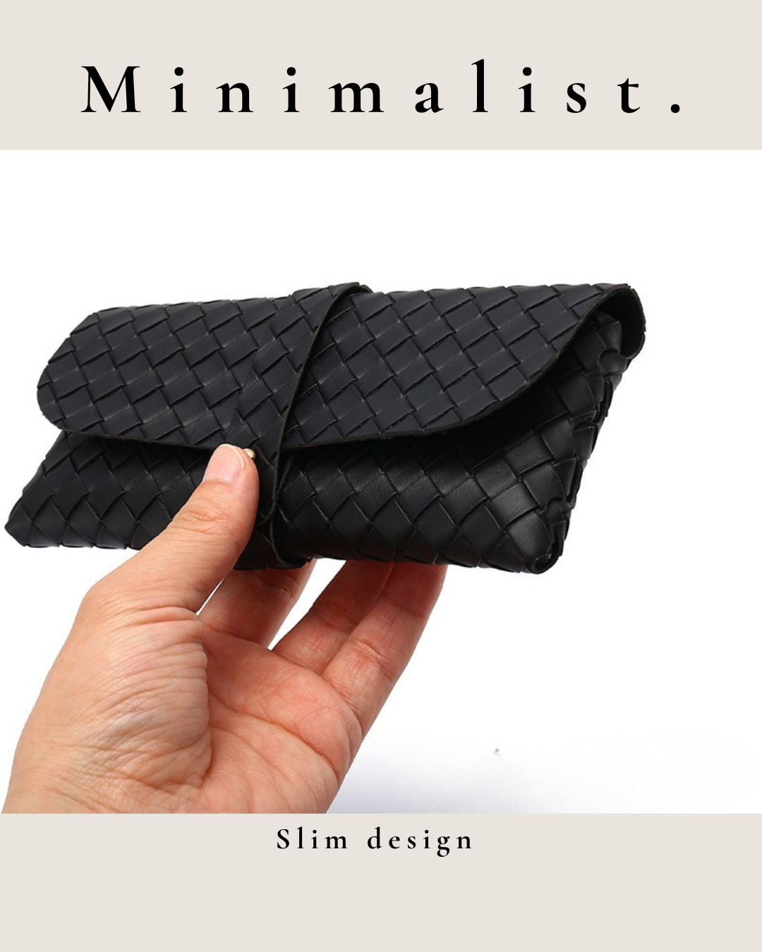 Premium Minimal Leather Glasses Case