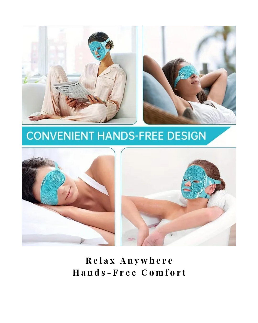 SoftShe ThermoCare Gel Mask Set (Face & Eye)