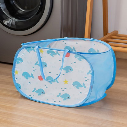 Foldable Laundry & Toy Storage Basket Set