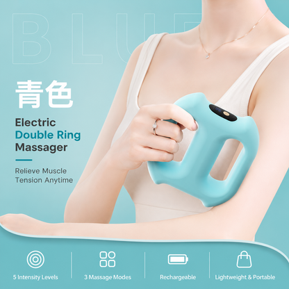 Electric Body (Fascia double ring) Massager  for Muscle Relaxation & Recovery