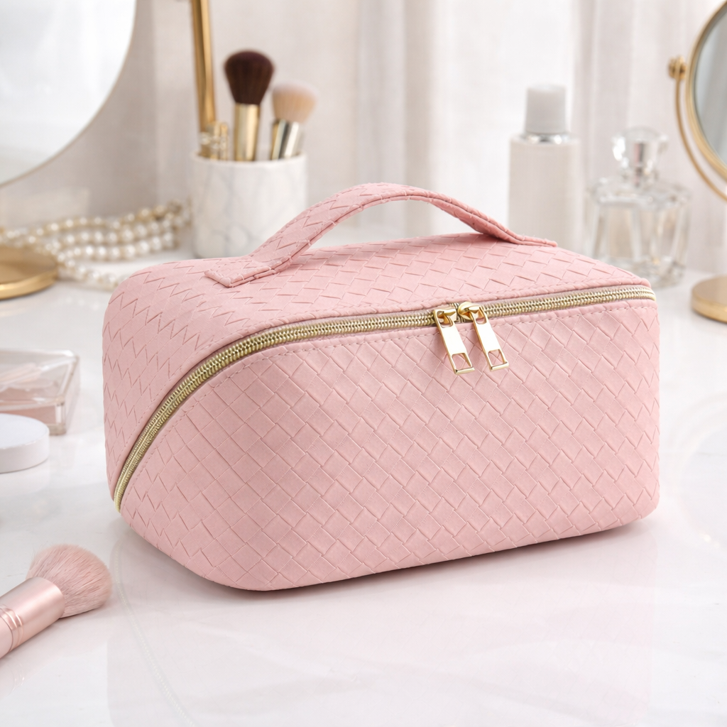 Luna Woven Cosmetic Pouch
