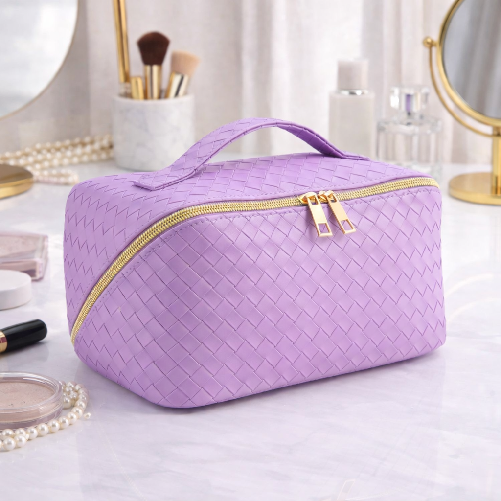 Luna Woven Cosmetic Pouch
