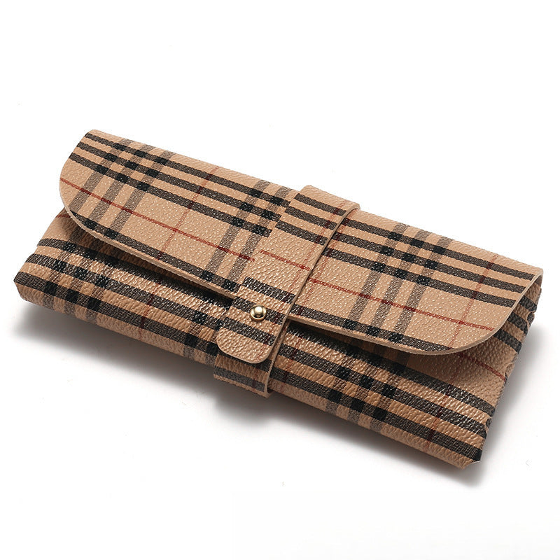 Premium Minimal Leather Glasses Case