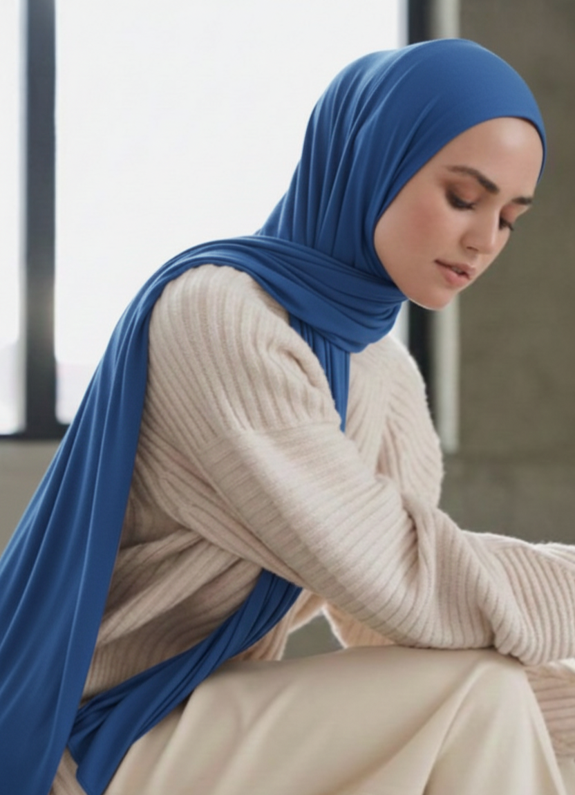 Mercerized Cotton Jersey Hijab