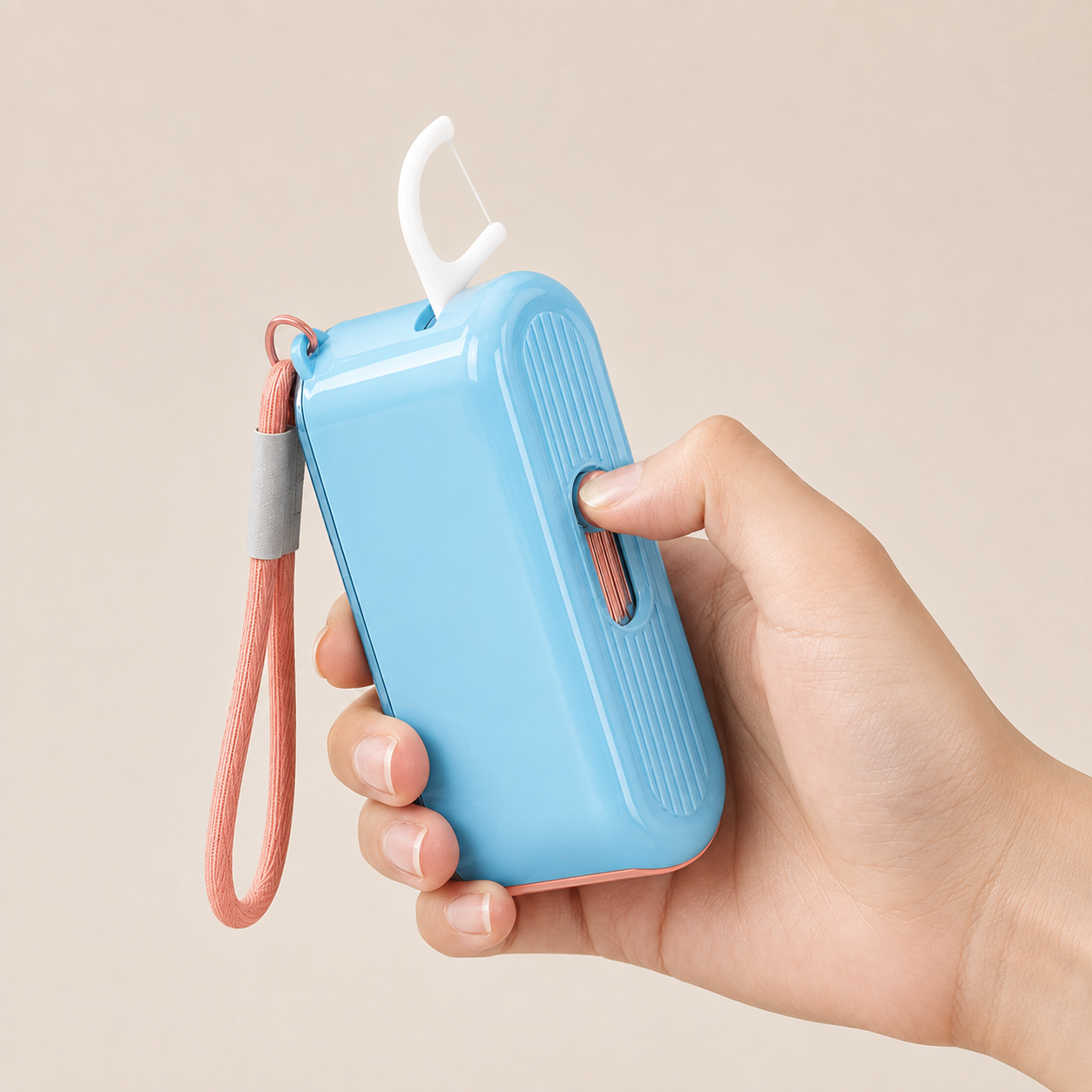 Automatic Dental Floss Pick Dispenser – 10 Floss Picks Included