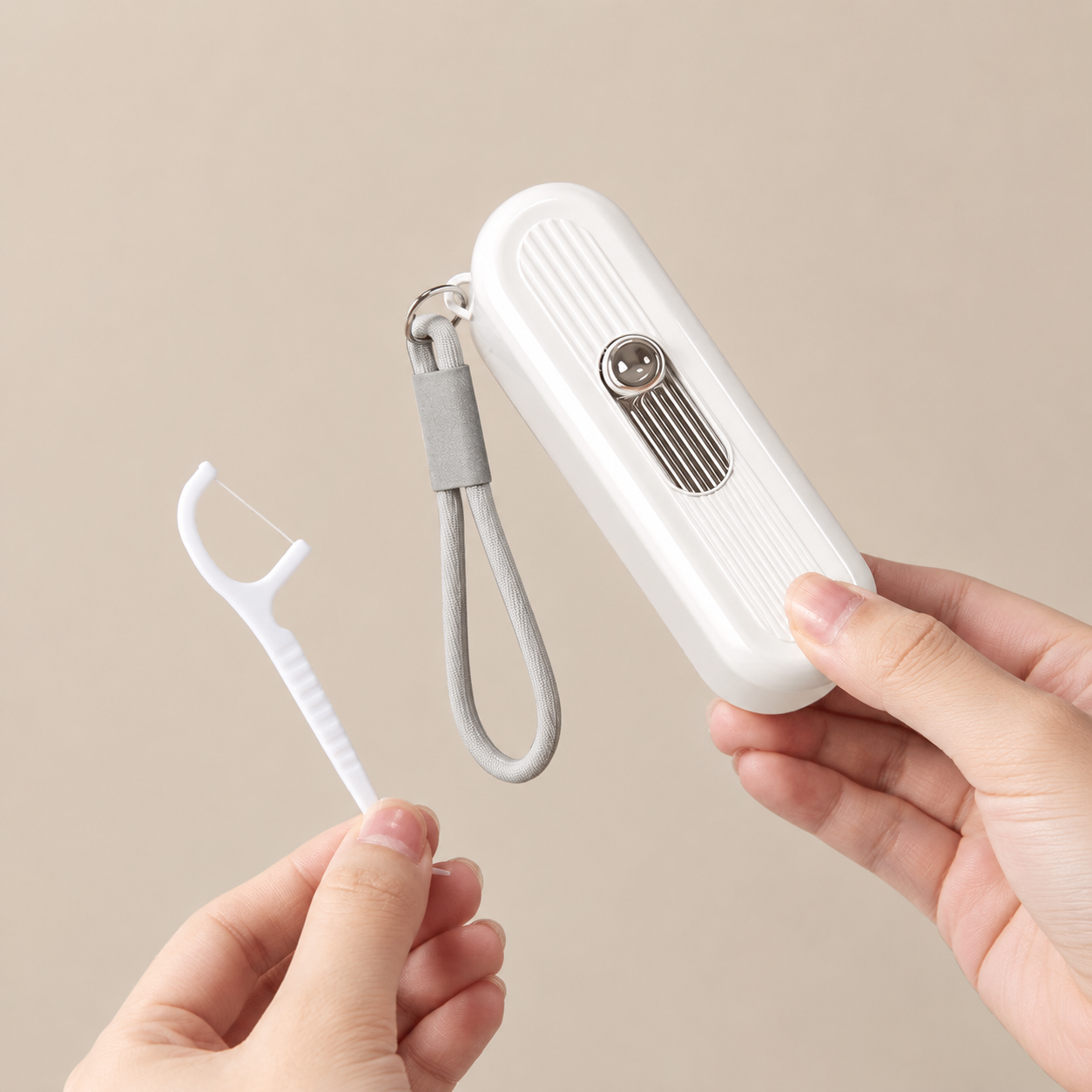 Automatic Dental Floss Pick Dispenser – 10 Floss Picks Included