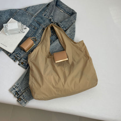 Foldable Shopping & Shoulder Tote Bag