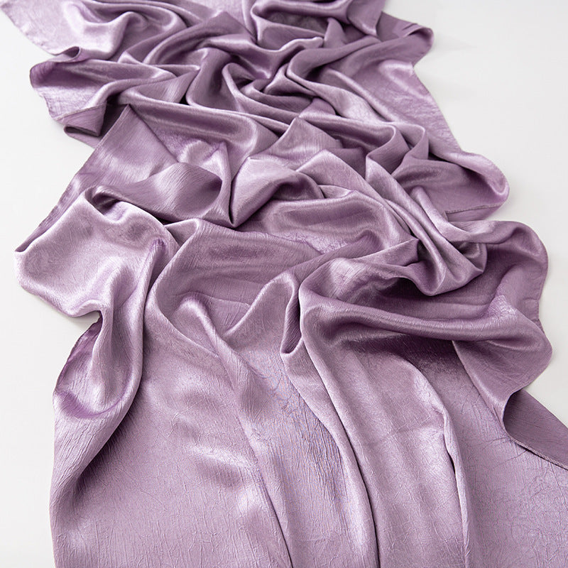 Premium Glossy Crinkle Satin Hijab