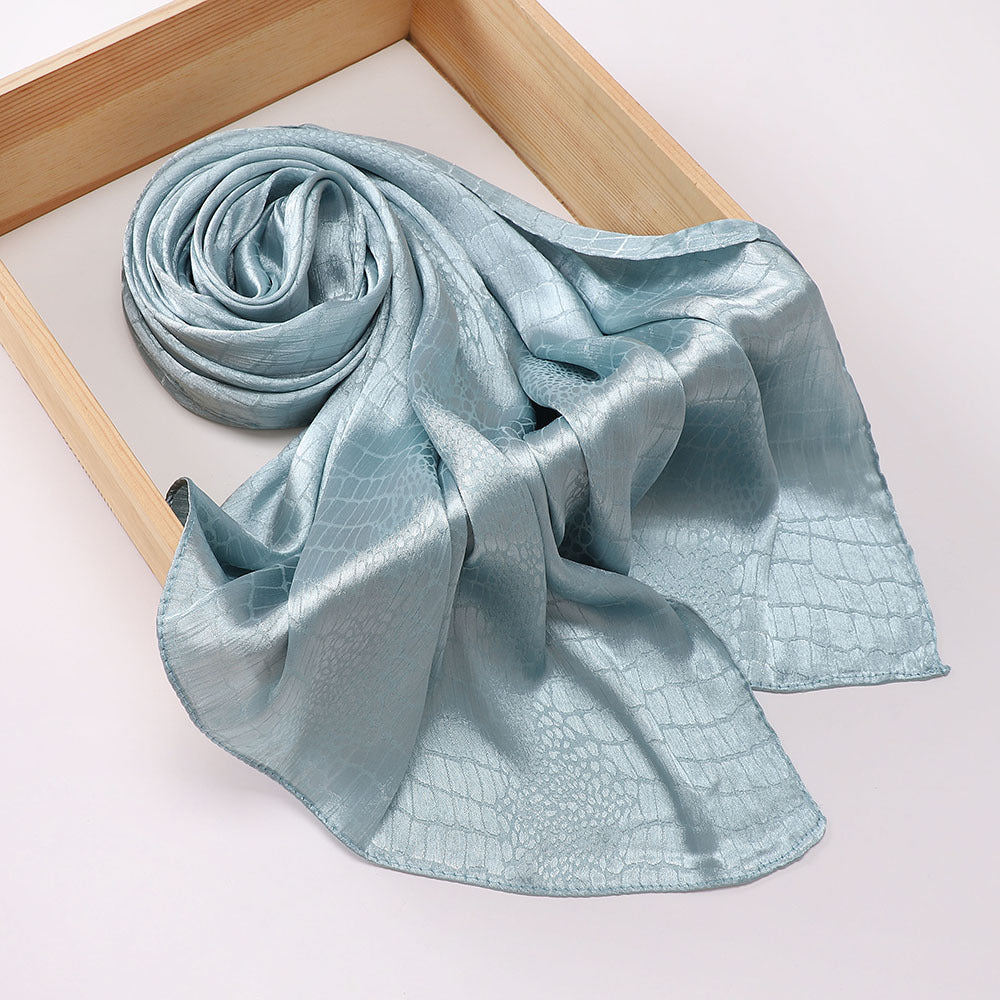Malaysian-style Satin Jacquard Hijab
