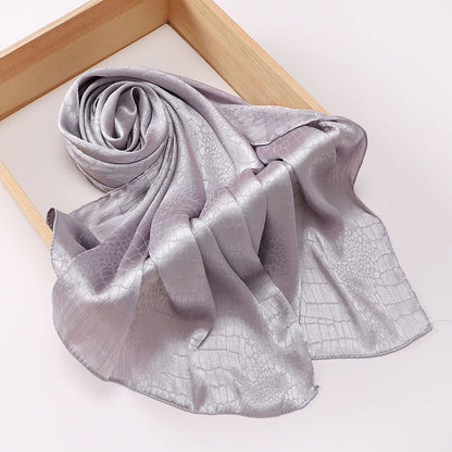 Malaysian-style Satin Jacquard Hijab