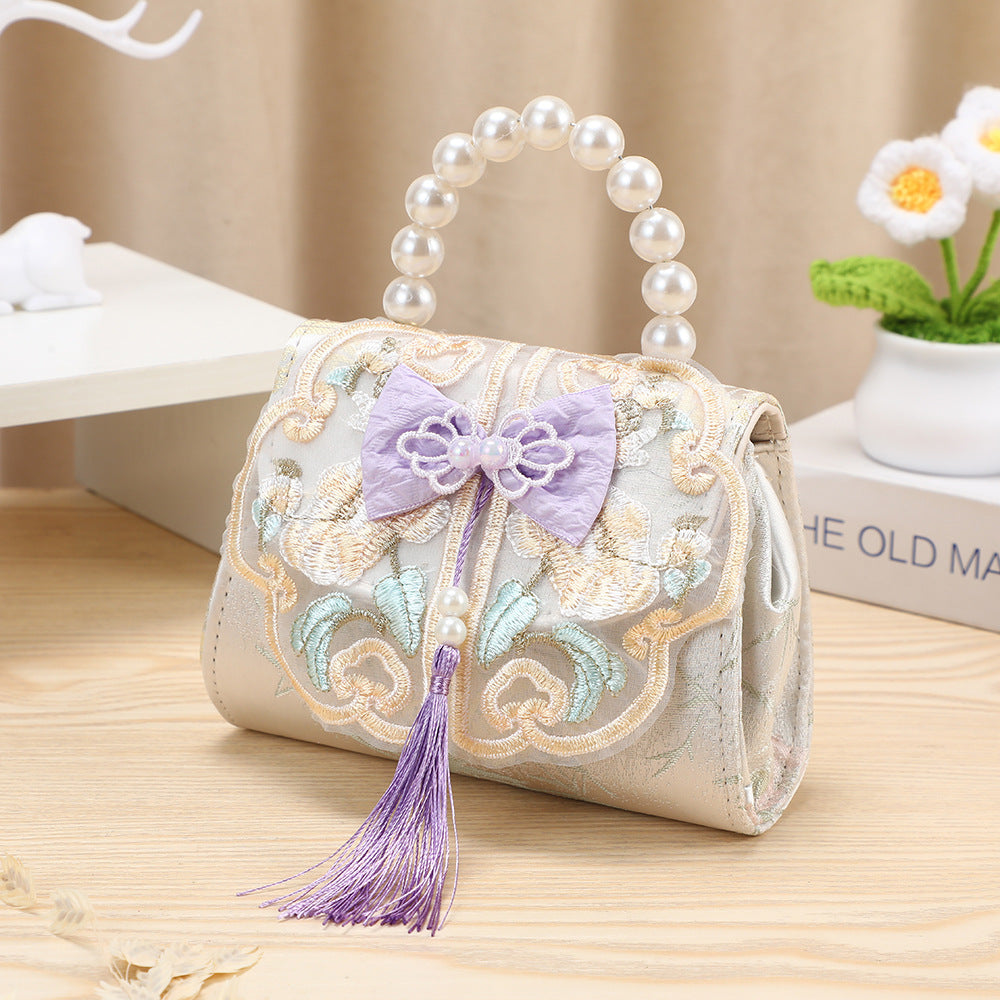 Little Princess Embroidered Coin Purse