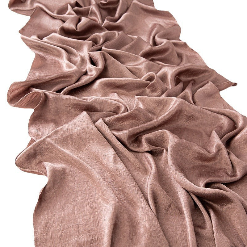 Premium Glossy Crinkle Satin Hijab
