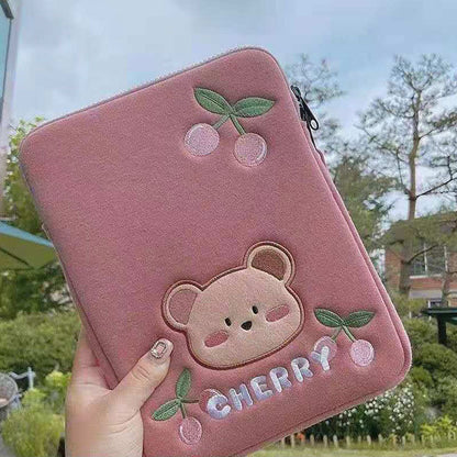 Cute Padded Cherry Laptop Sleeve