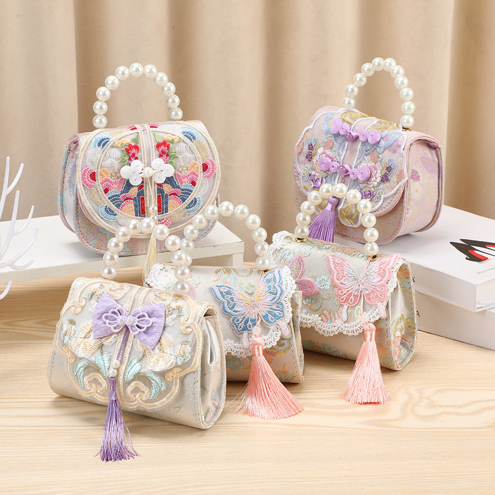 Little Princess Embroidered Coin Purse
