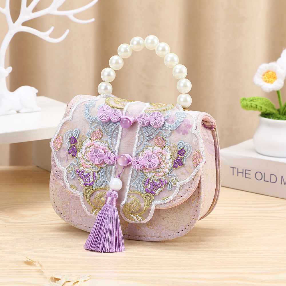Little Princess Embroidered Coin Purse