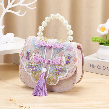 Little Princess Embroidered Coin Purse