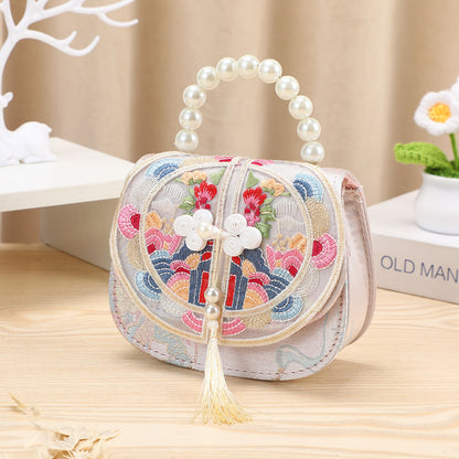Little Princess Embroidered Coin Purse