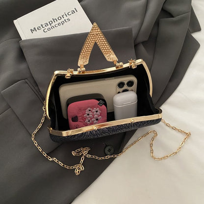 Luna V-Clutch Rhinestone Bag for Women