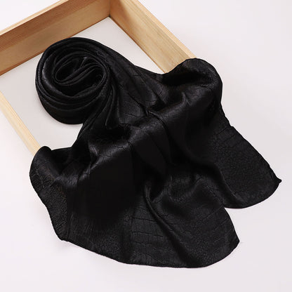 Malaysian-style Satin Jacquard Hijab