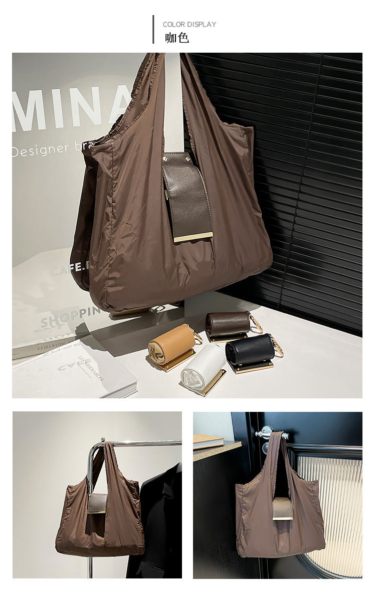 Foldable Shopping & Shoulder Tote Bag