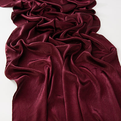 Premium Glossy Crinkle Satin Hijab