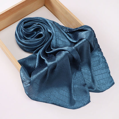 Malaysian-style Satin Jacquard Hijab